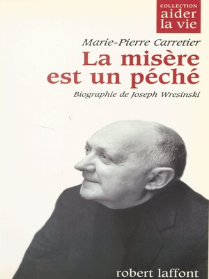cover image of La misère est un péché